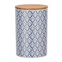 WENKO 54096100 saugojimo dėžė Dėžė daiktams Turas Bamboo, Keramika, Silikonas Mėlyna, Balta, Medis WENKO 54096100 saugojimo dėžė Dėžė daiktams Turas Bamboo, Keramika, Silikonas Mėlyna, Balta, Medis