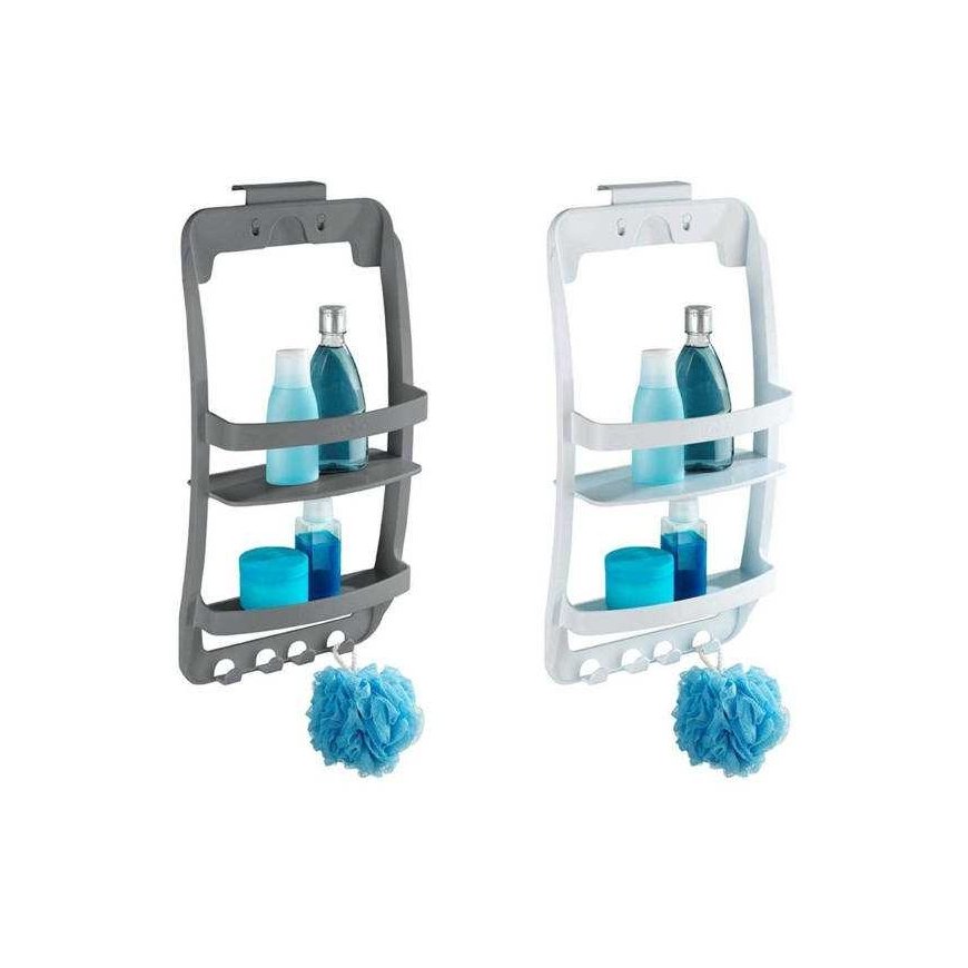 WENKO 2-tier bathroom shelf Universal hanging wall shelf – 4