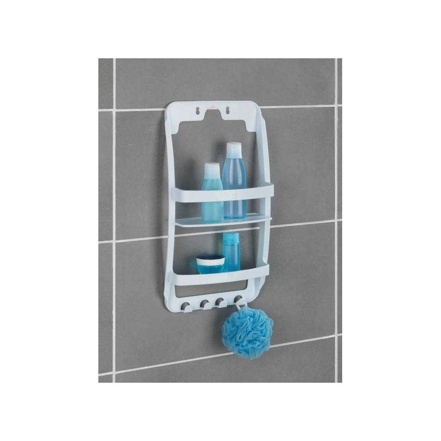 WENKO 2-tier bathroom shelf Universal hanging wall shelf – 5