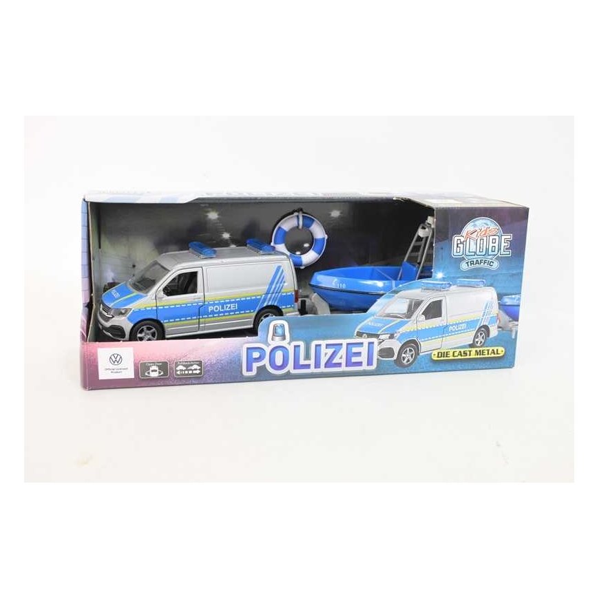 HKG VW T6 Police with łodziš