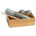 TERRA bathroom organizer, size L, bamboo, WENKO