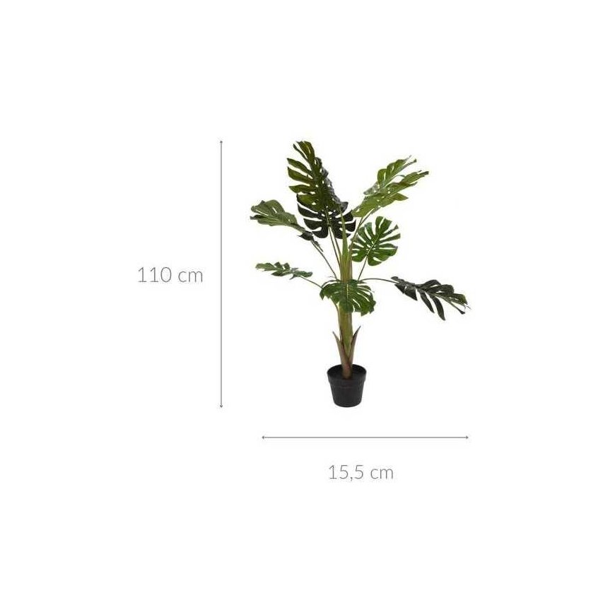 KOOPMAN MONSTERA dirbtinis augalas vazone, aukštas, 110 cm – 2