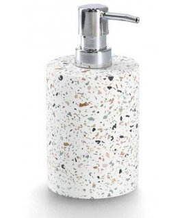 Zeller TERRAZZO cement dispenser, Ø 8.2 cm