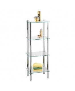 Bathroom shelf YAGO, glass - 4 levels, WENKO