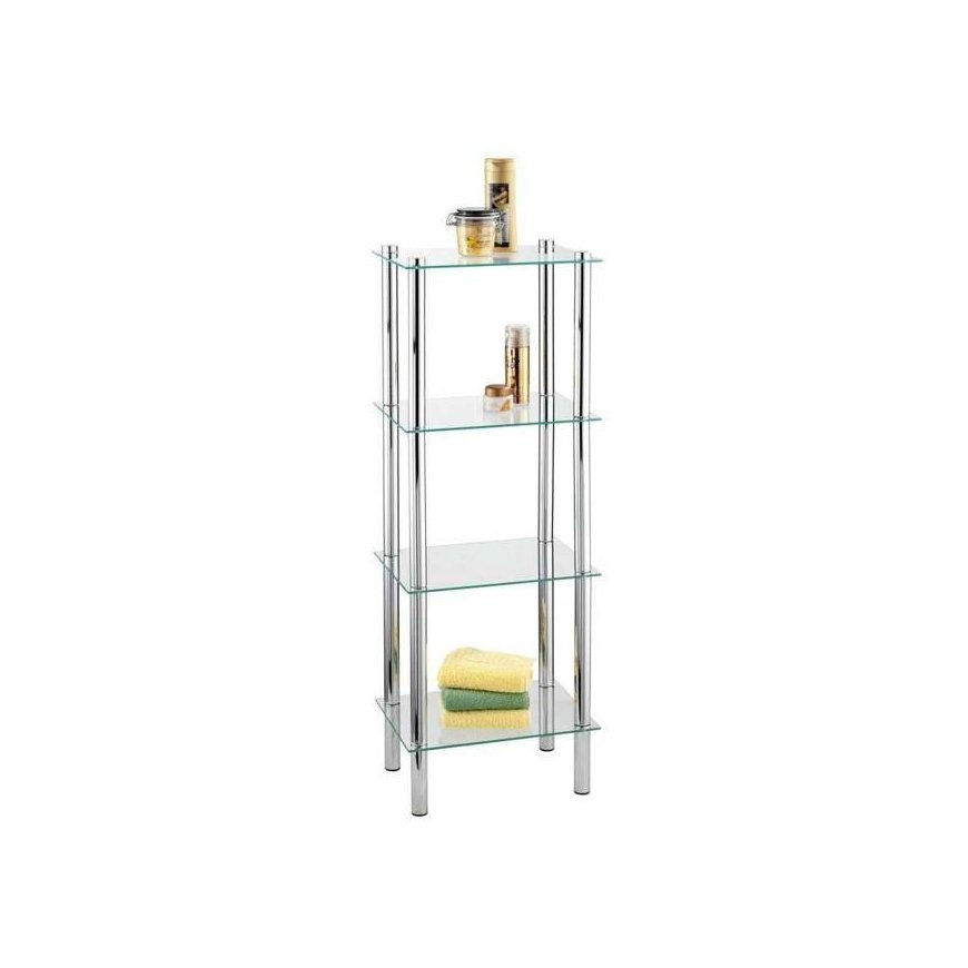 Bathroom shelf YAGO, glass - 4 levels, WENKO