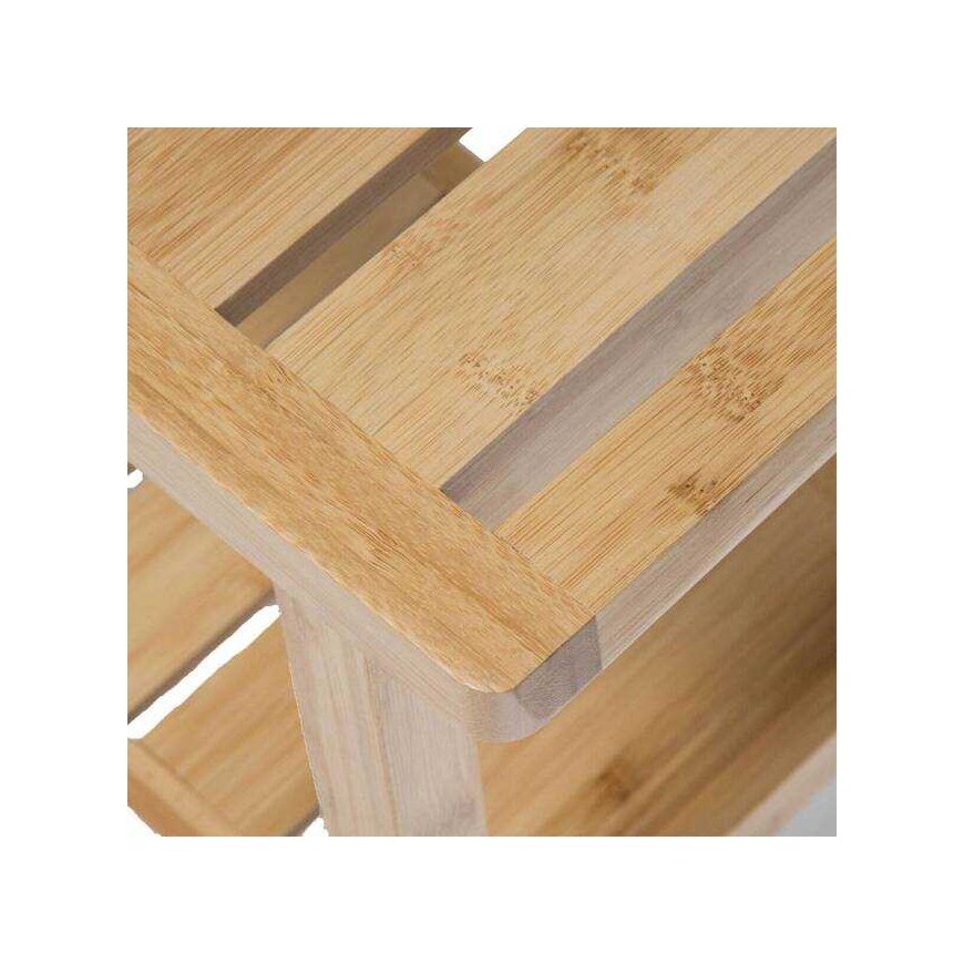 BAMBOO kylpyhuonejakkara hyllyllä tarvikkeille – 3