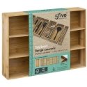 BAMBOO cutlery organizer, 3 compartments
