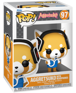 FUNKO POP! Vinyl Figure: Sanrio - Aggretsuko (w/ Headphones)