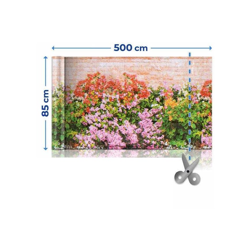 Maximex Floral balcony cover, 5 mx 85 cm – 4