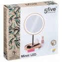 5five Simply Smart Bamboo LED meikkipeili, pyöreä, bambu