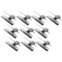 Maximex Stainless steel kitchen clamp set, 10 pcs. Maximex Stainless steel kitchen clamp set, 10 pcs.