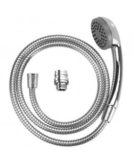 Shower head for washbasin tap, portable stainless steel device - 150 cm hose, WENKO