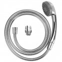 Shower head for washbasin tap, portable stainless steel device - 150 cm hose, WENKO Shower head for washbasin tap, portable stainless steel device - 150 cm hose, WENKO