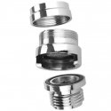 Shower head for washbasin tap, portable stainless steel device - 150 cm hose, WENKO Shower head for washbasin tap, portable stainless steel device - 150 cm hose, WENKO