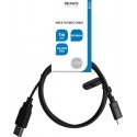 Deltaco USBC-1004-LSZH USB-kaabel USB 2.0 1 m USB A Must