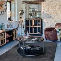 Dekoracja Domu Spotlight Bronzinė, medinė, metalinė trikoji lempa, toršeras, pramoninė, prožektorius, palėpė