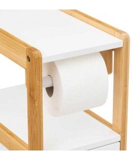 Frame NATUREO narrow toilet paper cabinet, bamboo frame