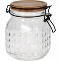 Excellent Houseware Stiklainiai su užspaudžiamais dangteliais stiklinis 1,1 l Excellent Houseware Stiklainiai su užspaudžiamais dangteliais stiklinis 1,1 l
