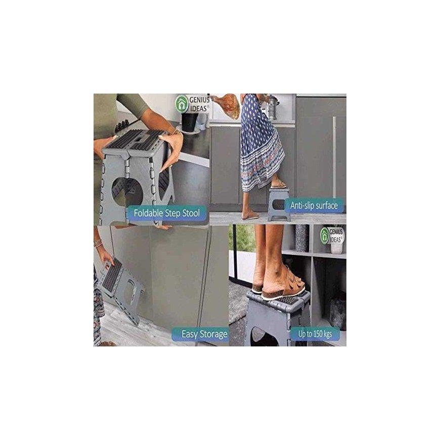 Maximex Non-slip folding ladder SECURA, max. 150 kg – 4