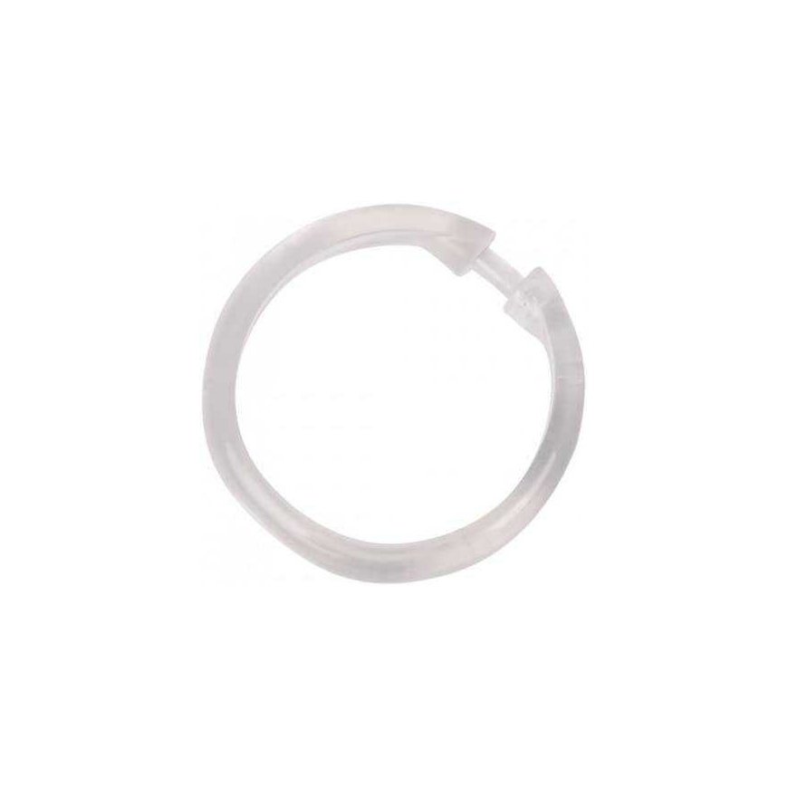 WENKO - Shower curtain hook, 6x6 cm, 12 pcs. – 3