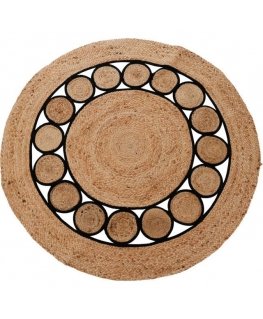 Hs Decoration Boho jute rug, round, Ø 120 cm