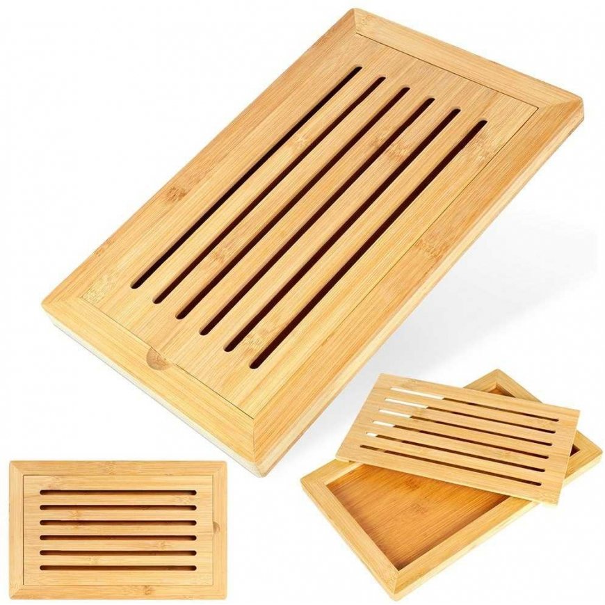 Excellent Houseware Bamboo Bread Cutting Board 38x24 cm – 2