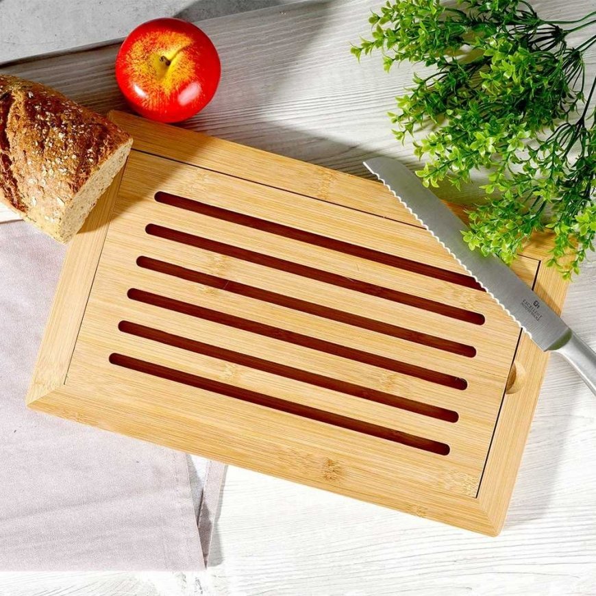 Excellent Houseware Bamboo Bread Cutting Board 38x24 cm – 4