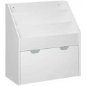 Atmosphera Bookshelf with drawer, white, 3 shelves Atmosphera Bookshelf with drawer, white, 3 shelves