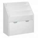 Atmosphera Bookshelf with drawer, white, 3 shelves Atmosphera Bookshelf with drawer, white, 3 shelves