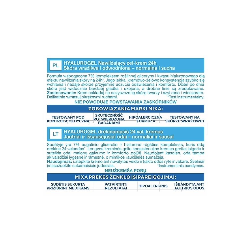 Mixa Hyaluronic Acid + Squalane Anti-Dryness