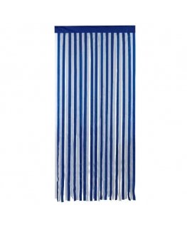 Maximex Blue Verho huoneen oveen, 90 x 200 cm, valkoinen ja sininen