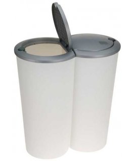 Excellent Houseware Waste sorting bin plastic 2x25 l