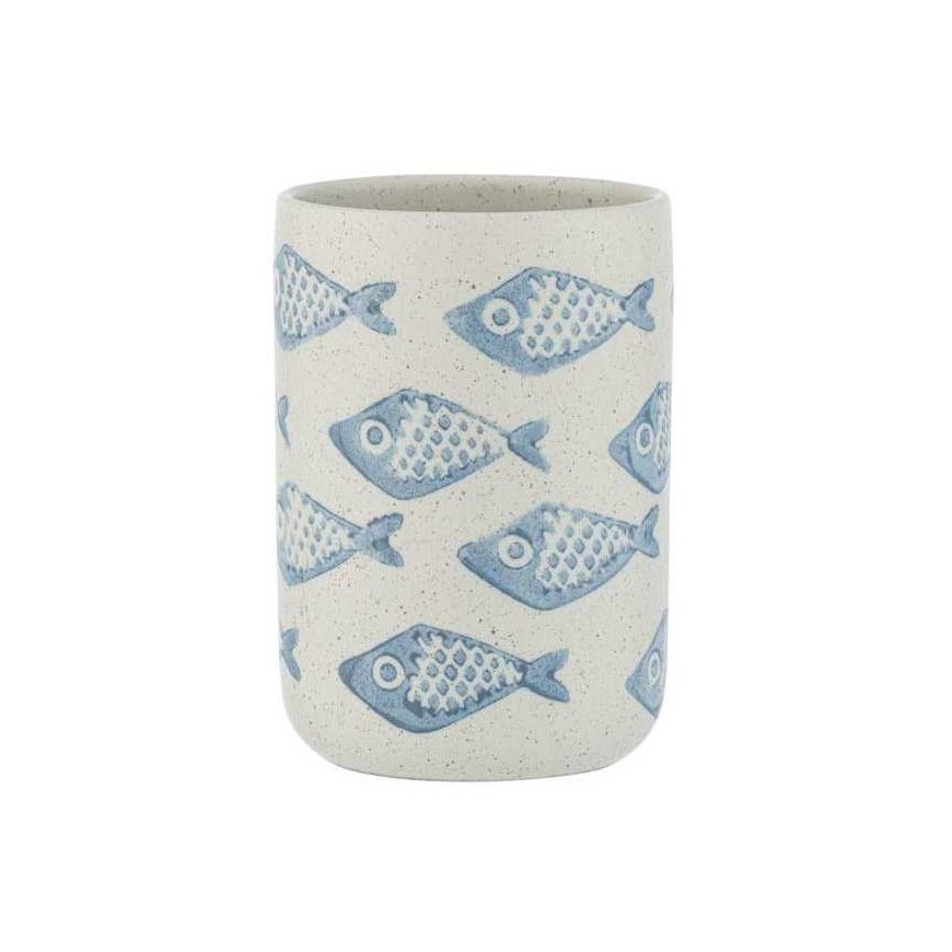 Keraminis dantų šepetėlio puodelis AQUAMARIN, Wenko – 5