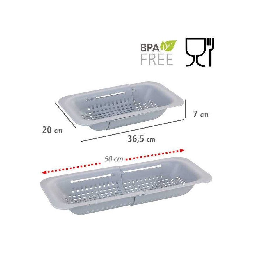Wenko Ištraukiamas organizatorius SIVO kriauklei, 37-50 cm, WENKO – 4