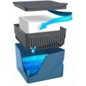 Moisture absorber, adsorption dehumidifier - holds up to 80 m3 of air, 16.5 x 15.7 x 16.5 cm, WENKO Moisture absorber, adsorption dehumidifier - holds up to 80 m3 of air, 16.5 x 15.7 x 16.5 cm, WENKO