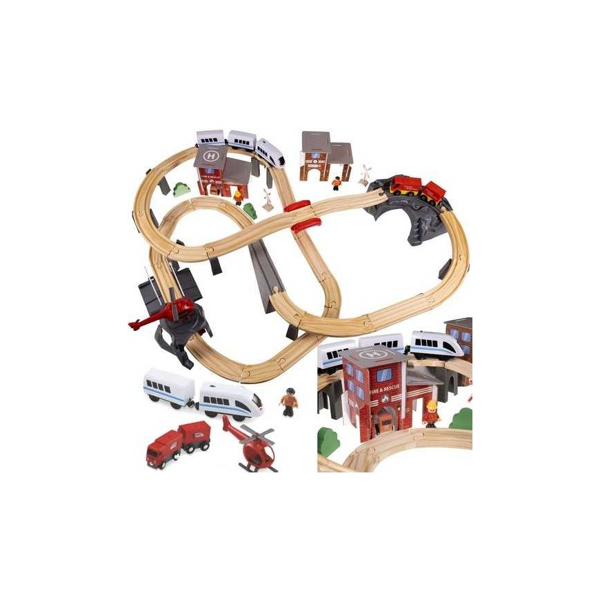 Kruzzel Wooden Railway - juna