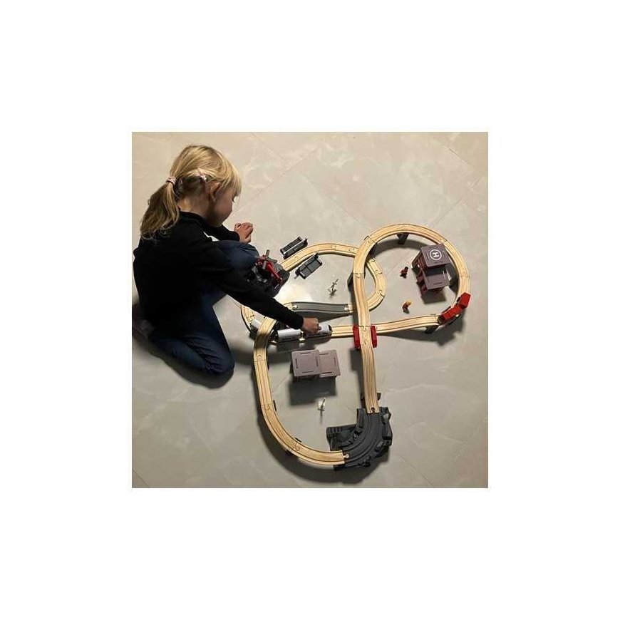 Kruzzel Wooden Railway - Train – 2