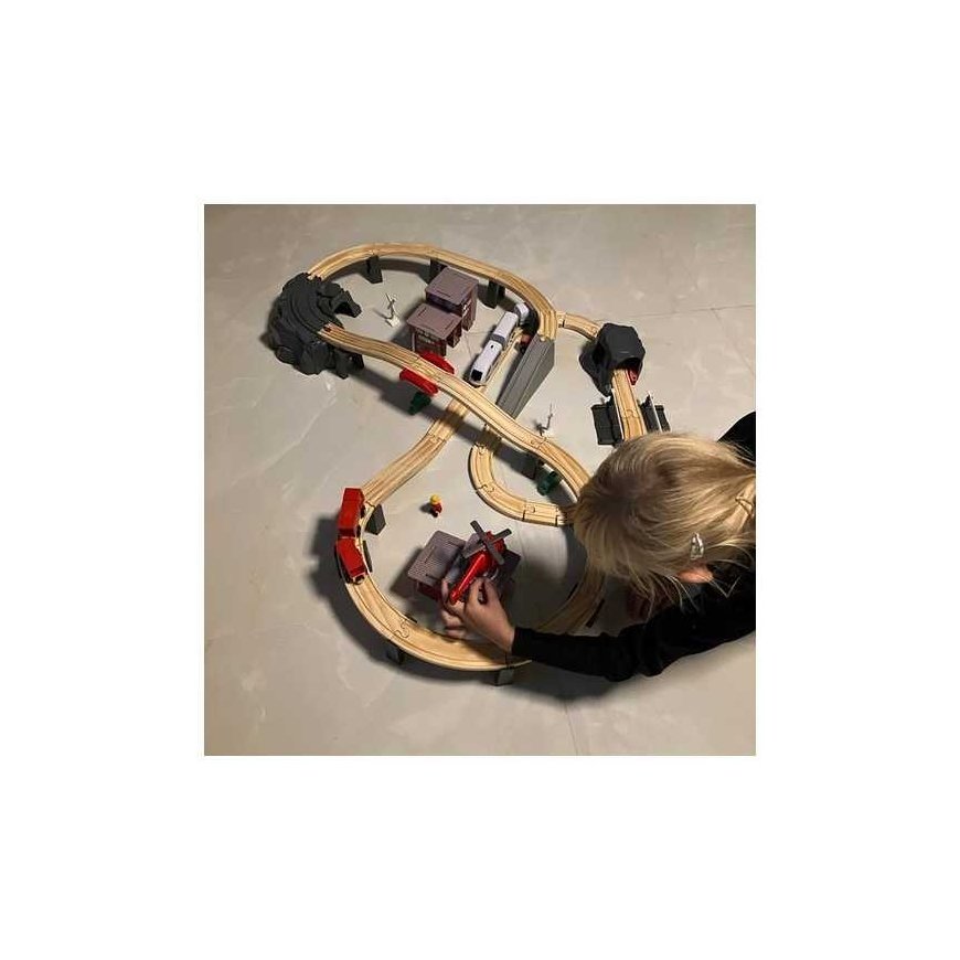 Kruzzel Wooden Railway - Train – 3
