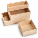 Universal storage container, pine box, small items box.