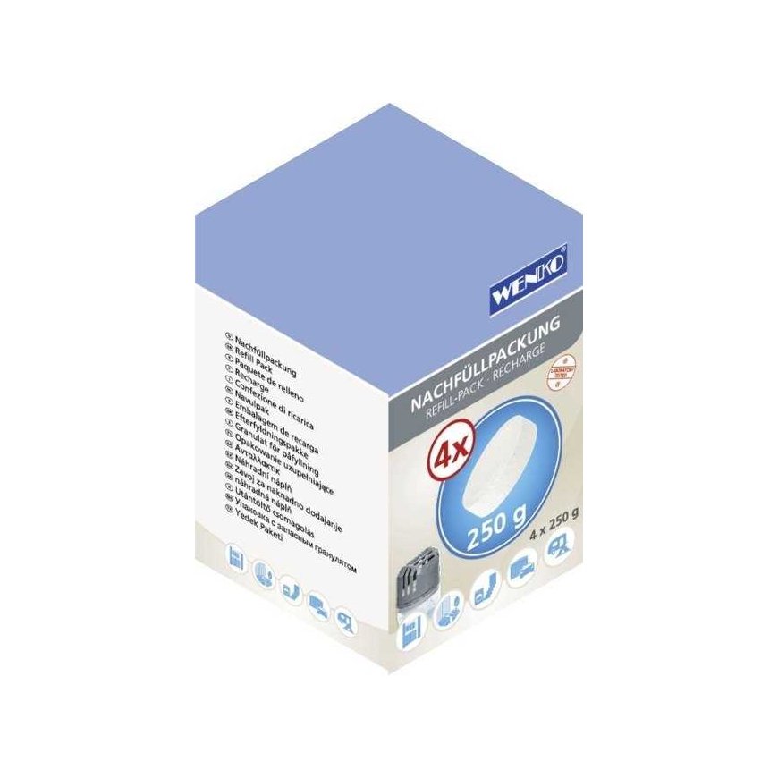 Moisture absorber cartridges, 4 x 250 g, WENKO – 4