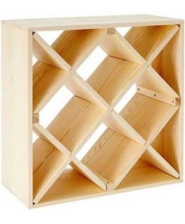 Wooden wine rack, 12 bottles, ZELLER