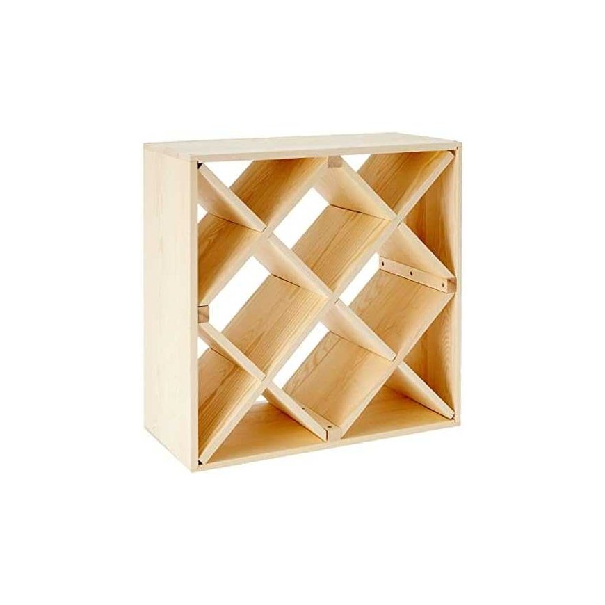 Wooden wine rack, 12 bottles, ZELLER