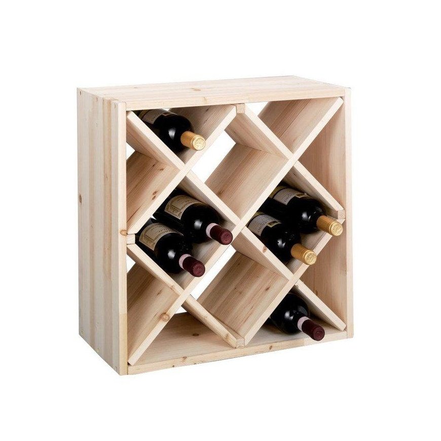 Wooden wine rack, 12 bottles, ZELLER – 5