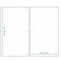 PIECES LOVELY KITCHEN lasisuojalevyt liesille — 2 kpl, ZELLER