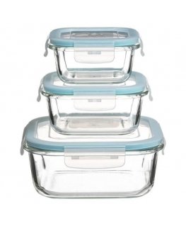 5five Simply Smart glass food containers, 3 pcs.