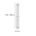 Wenko Telescopic slide bar 20 mm chrome 110-18 Wenko Telescopic slide bar 20 mm chrome 110-18