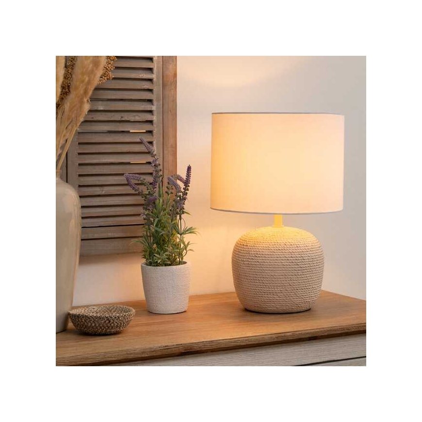 Valaisin Pöytävalaisin keraamisella alustalla DAVIA, korkeus 40 cm – 2