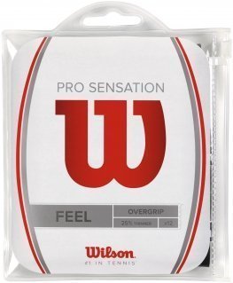 Wilson Pro Overgrip Sensation flu, черный, 12 шт.
