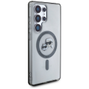 Karl Lagerfeld kotelo SAMSUNG S25 Ultra KLHMS25LHLSKCK (magneettiset IML-metalliset KC-päät) musta