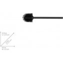 Silicone toilet brush, Ø 8 cm, black, WENKO